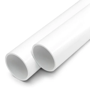 مواسير UPVC ضغط اسمي 6 بار قطر خارجي 40 مم سمك 1.5 مم لون أبيض