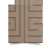 ورق جدراي هندسي بني 10 م × 0.70 م، موديل Z76038 - Image 1