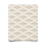 Italian Geometric Wall Covering 10m x 0.70m Beige, Model Z76036