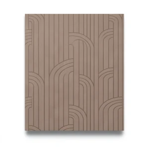 Geometric Wall Decoration 10m x 0.70m Brown, Model Z76042