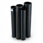 أنابيب HDPE  نيبروبلاست PE 100 ضغط 10 بار قطر خارجي 500 مم سمك 29.7 مم لون اسود