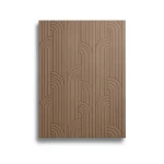 Geometric Wall Decoration 10m x 0.70m Brown, Model Z76042