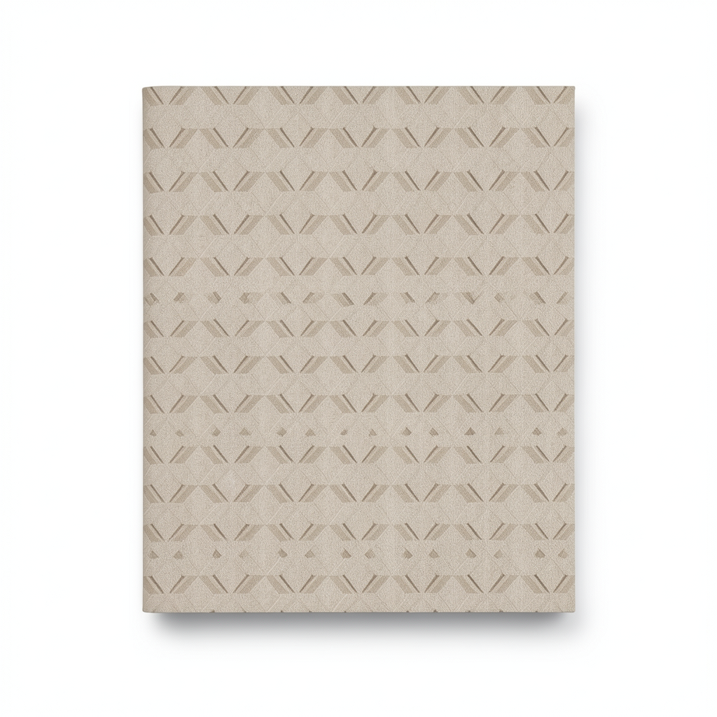 Italian Geometric Wallpaper 10m x 0.70m Beige to Brown, Model Z76044