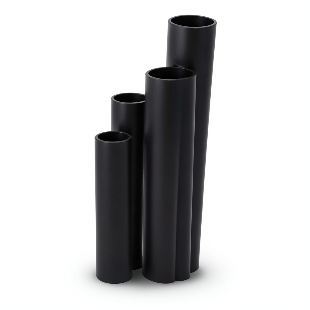 HDPE Pipes SDR17 Outside Diameter 160 mm Thickness 9.5 mm Black