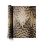 Italian Wallpaper Patterned Design Brown Color, Size 10m x 0.70m, Model rc17004