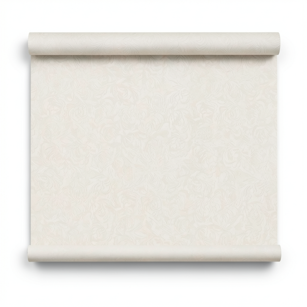 Wall Decoration Patterned Design 10 m x 1.06 m Pale Beige, Model 81958