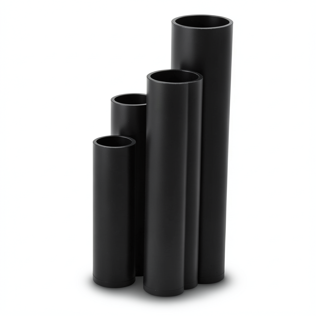 HDPE Pipes SDR17 Outside Diameter 315 mm Thickness 18.7 mm Black