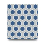 Italian Geometric Wallpaper 10m x 0.70m Blue, Model Z76045