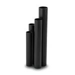 HDPE Pipes SDR17 Outside Diameter 400 mm Thickness 23.7 mm Black