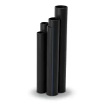 HDPE Pipes SDR17 Outside Diameter 450 mm Thickness 26.7 mm Black