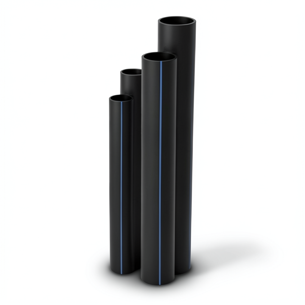 HDPE Pipes SDR17 Outside Diameter 500 mm Thickness 29.7 mm Black