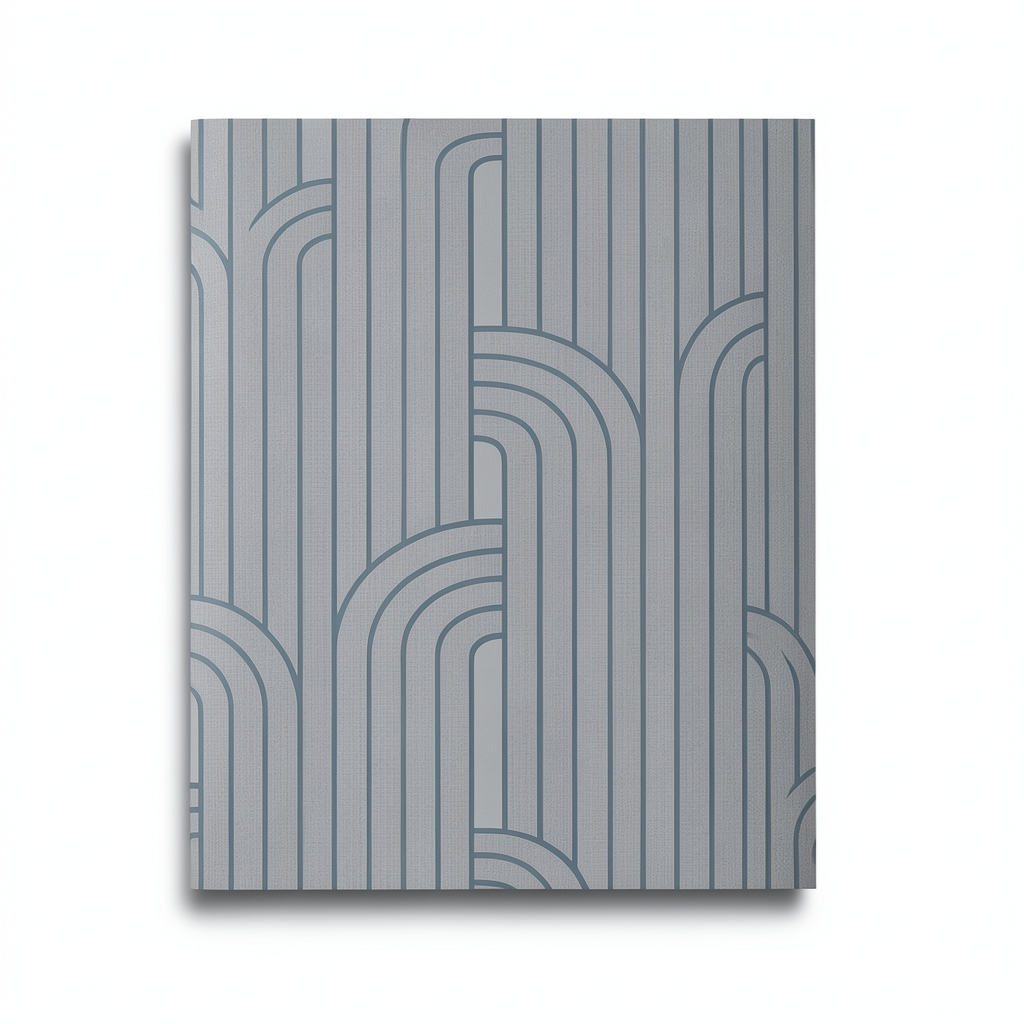 Geometric Wallpaper 10m x 0.70m Gray, Model Z76048