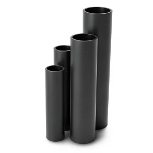 أنابيب HDPE SDR17 قطر خارجي 630 مم سمك 37.4 مم لون أسود