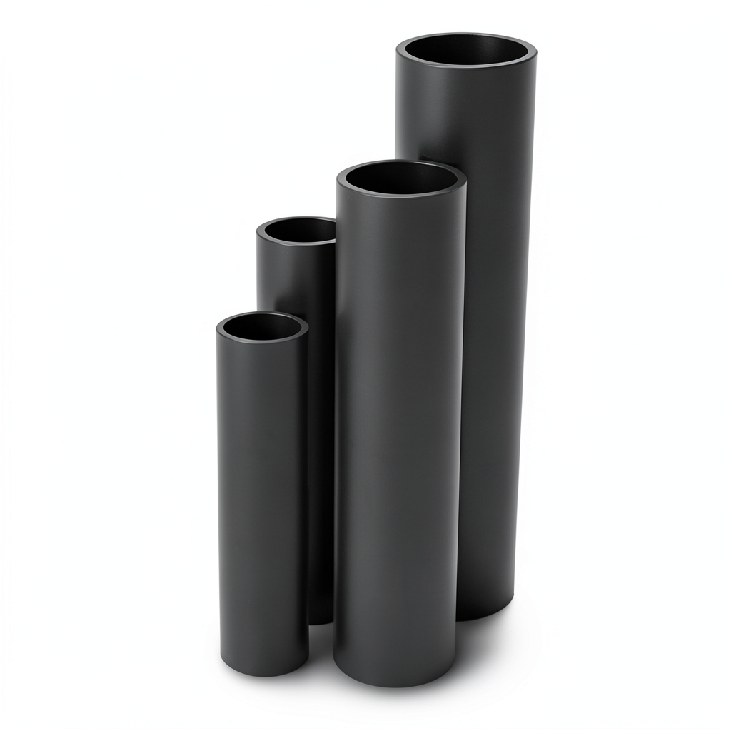 HDPE Pipes SDR17 Outside Diameter 630 mm Thickness 37.4 mm Black