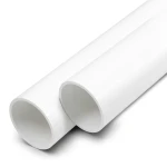 مواسير UPVC ضغط اسمي 6 بار قطر خارجي 50 مم سمك 1.6 مم لون أبيض