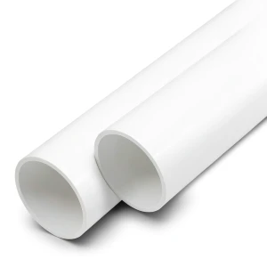 مواسير UPVC ضغط اسمي 6 بار قطر خارجي 50 مم سمك 1.6 مم لون أبيض