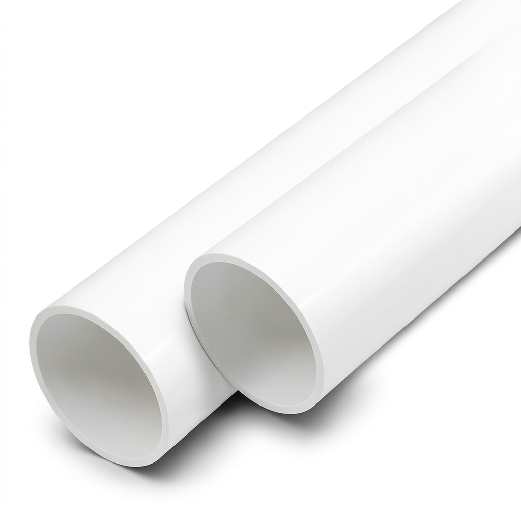UPVC Pipes Nominal Pressure 6 Bar Outside Diameter 50 mm Thickness 1.6 mm White