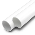 مواسير UPVC ضغط اسمي 6 بار قطر خارجي 225 مم سمك 5.5 مم لون أبيض