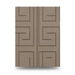 ورق جدراي هندسي بني 10 م × 0.70 م، موديل Z76038