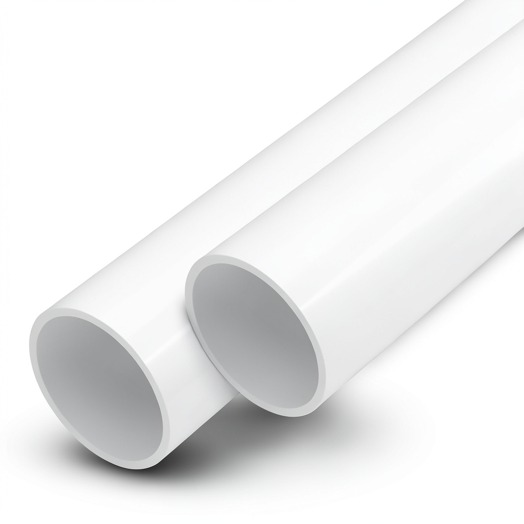 مواسير UPVC الوطني جدول 40 مقاس 3 إنش سمك 5.49 مم لون أبيض