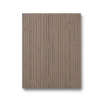 Geometric Wall Decoration 10m x 0.70m Brown, Model Z76042