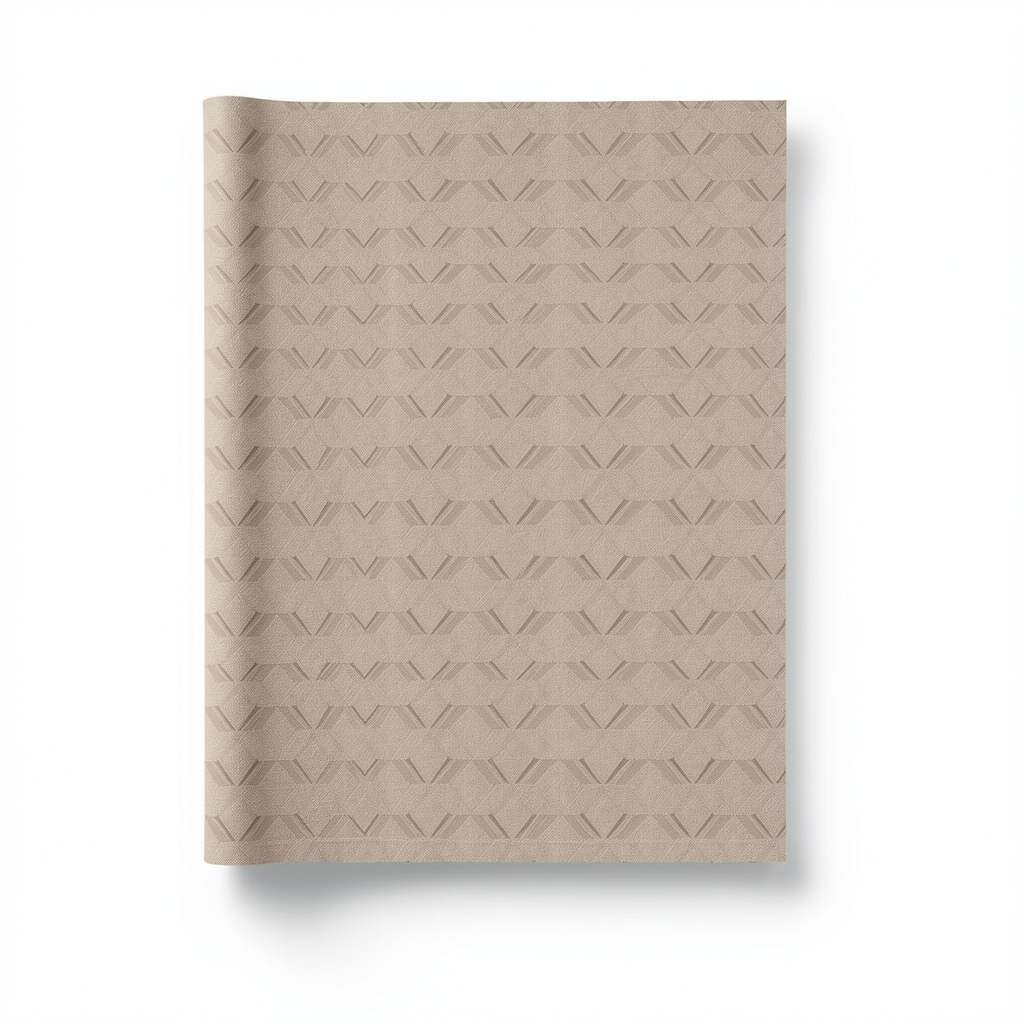 Italian Geometric Wallpaper 10m x 0.70m Beige to Brown, Model Z76044