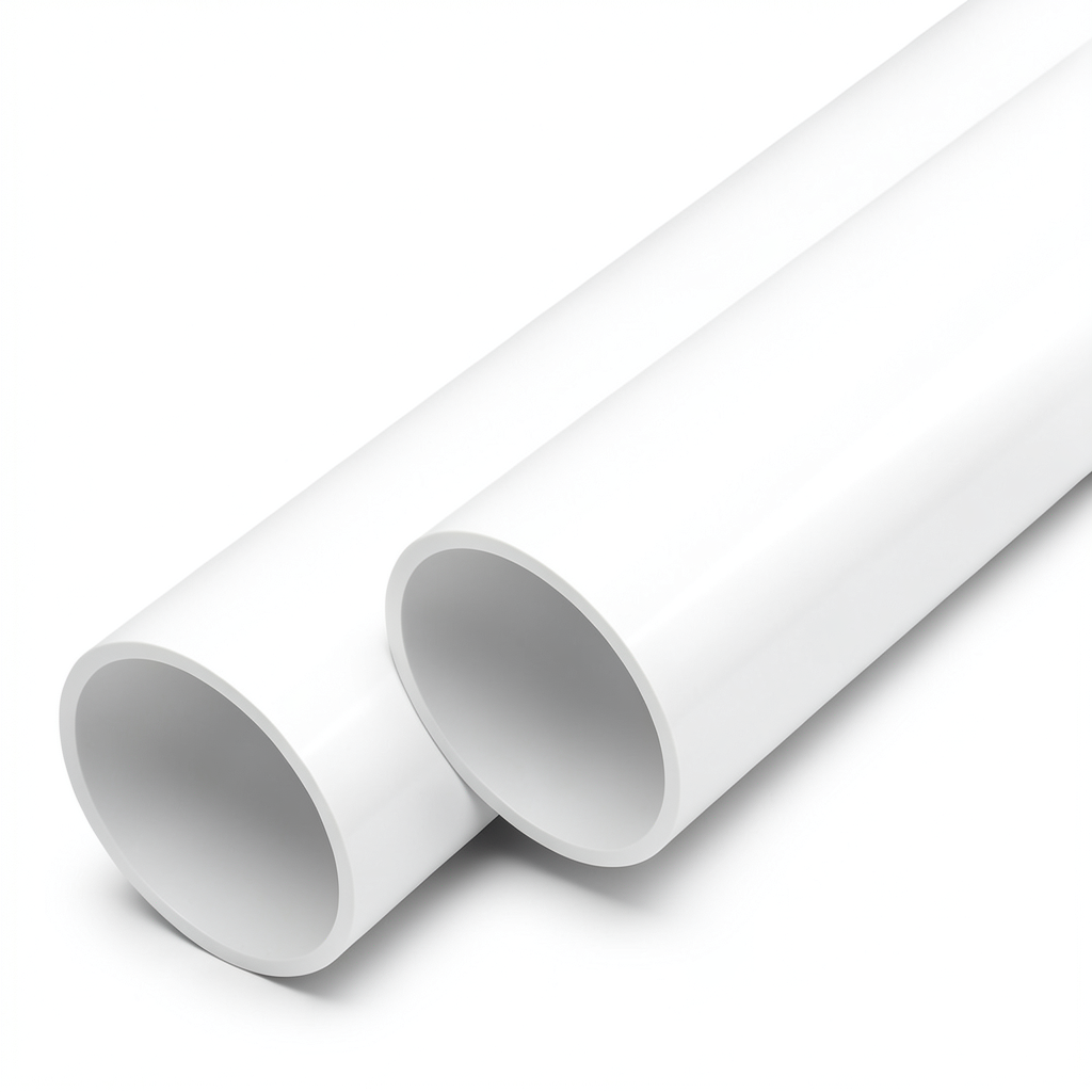 UPVC Pipes Nominal Pressure 6 Bar Outside Diameter 250 mm Thickness 6.2 mm White