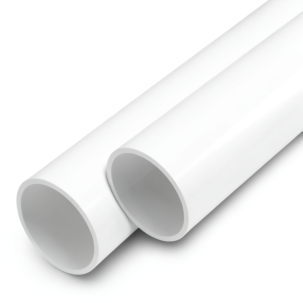 مواسير UPVC ضغط اسمي 6 بار قطر خارجي 280 مم سمك 6.9 مم لون أبيض