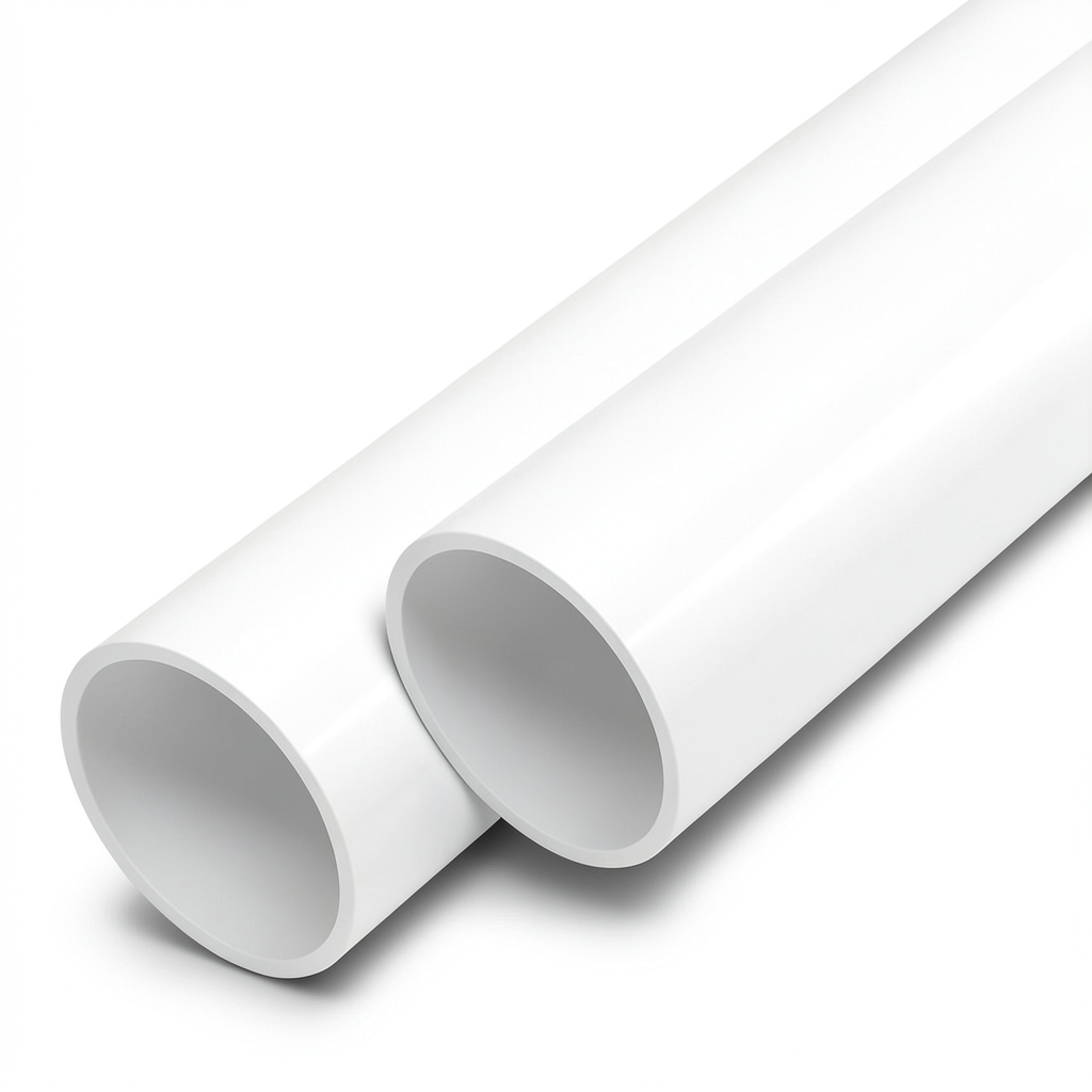 مواسير UPVC ضغط اسمي 6 بار قطر خارجي 280 مم سمك 6.9 مم لون أبيض