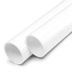 مواسير UPVC ضغط اسمي 6 بار قطر خارجي 90 مم سمك 2.8 مم لون أبيض
