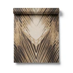 Italian Wallpaper Patterned Design Brown Color, Size 10m x 0.70m, Model rc17004