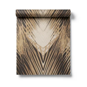 Italian Wallpaper Patterned Design Brown Color, Size 10m x 0.70m, Model rc17004