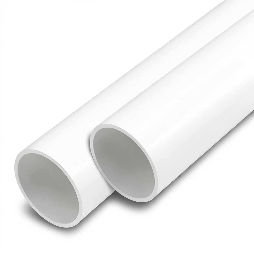 مواسير UPVC ضغط اسمي 6 بار قطر خارجي 355 مم سمك 8.7 مم لون أبيض