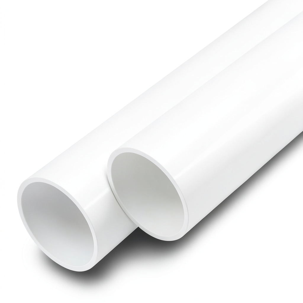 مواسير UPVC ضغط اسمي 6 بار قطر خارجي 355 مم سمك 8.7 مم لون أبيض