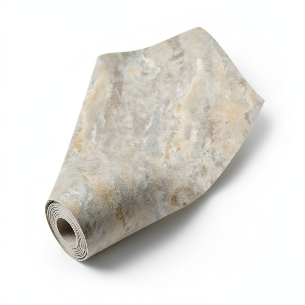 Patterned Wallpaper 10m x 0.70m Beige Color, Model Z76041