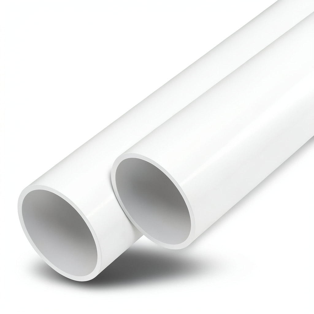 UPVC Pipes Nominal Pressure 8 Bar Outside Diameter 125 mm Thickness 3.9 mm White