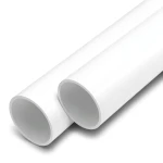 مواسير UPVC ضغط 8 بار قطر خارجي 125 مم سمك 3.9 مم لون أبيض