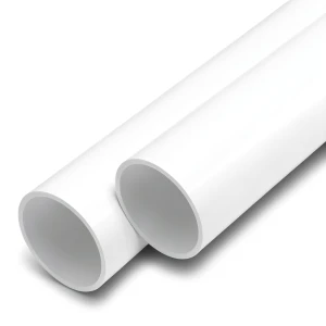 مواسير UPVC ضغط 8 بار قطر خارجي 125 مم سمك 3.9 مم لون أبيض
