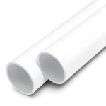 UPVC Pipes National Pressure 8 Bar 140 mm Diameter 4.3 mm Thickness White