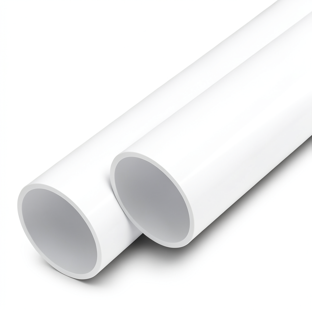 UPVC Pipes National Pressure 8 Bar 140 mm Diameter 4.3 mm Thickness White