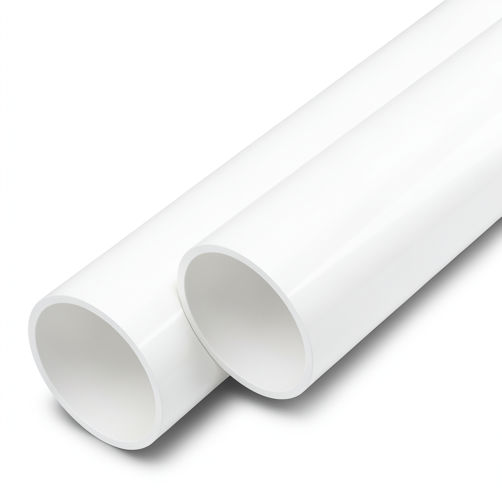 UPVC Pipes National Schedule 40 Size 6 Inch Thickness 7.11 mm White
