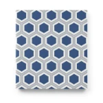 Italian Geometric Wallpaper 10m x 0.70m Blue, Model Z76045
