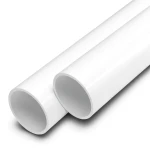 مواسير UPVC ضغط 8 بار قطر خارجي 160 مم سمك 4.9 مم لون أبيض