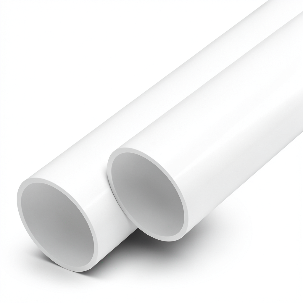 UPVC Pipes Nominal Pressure 8 Bar Outside Diameter 160 mm Thickness 4.9 mm White
