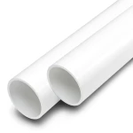 مواسير UPVC ضغط 8 بار قطر خارجي 180 مم سمك 5.5 مم لون أبيض