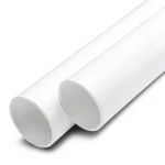 مواسير UPVC ضغط 8 بار قطر خارجي 180 مم سمك 5.5 مم لون أبيض