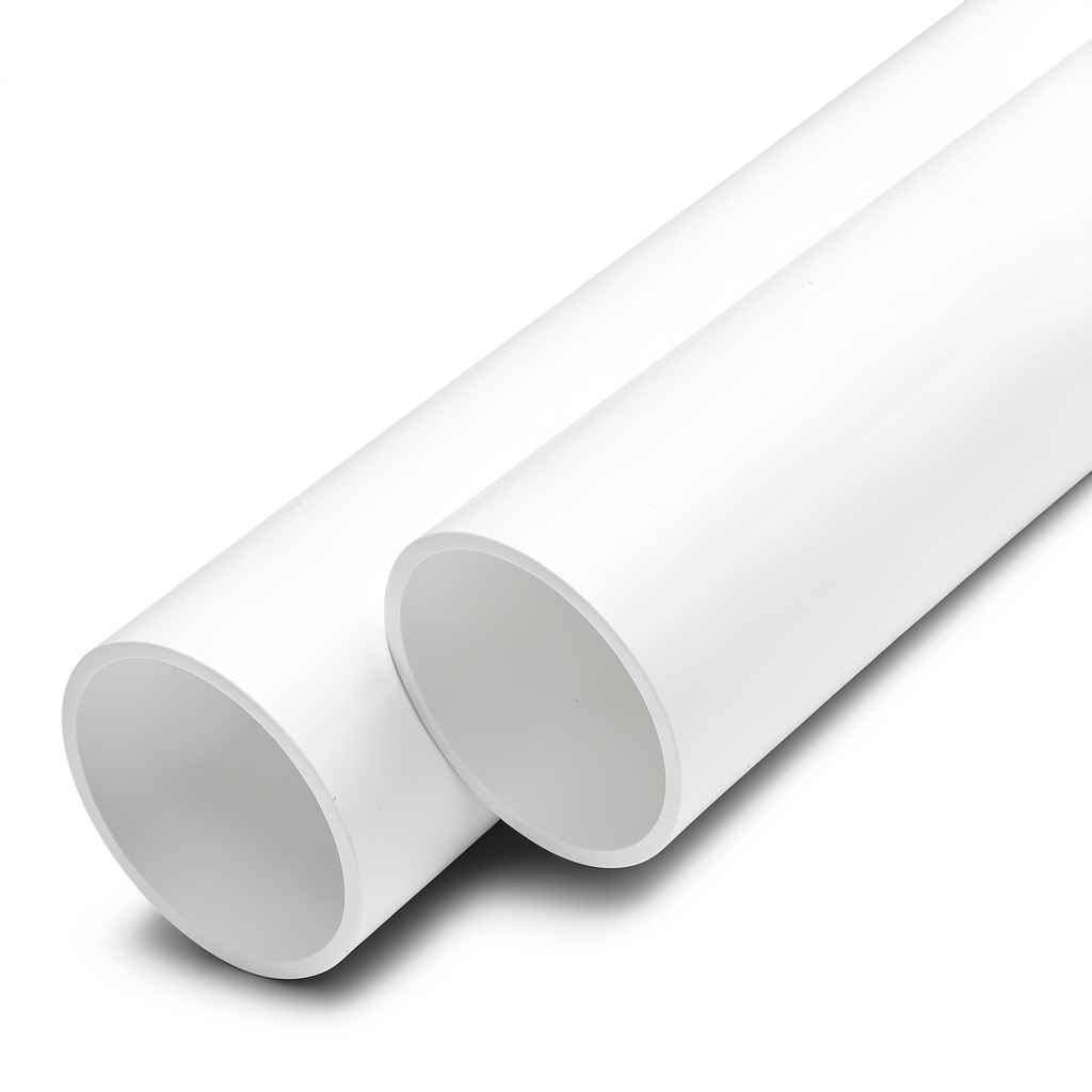 UPVC Pipes Nominal Pressure 8 Bar Outside Diameter 180 mm Thickness 5.5 mm White