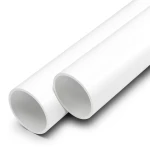 مواسير UPVC ضغط اسمي 8 بار قطر 40 مم سمك 1.6 مم لون أبيض