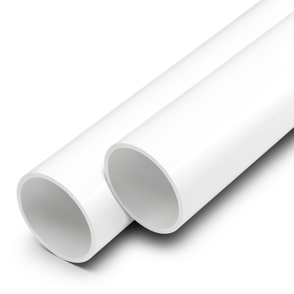 مواسير UPVC ضغط اسمي 8 بار قطر 40 مم سمك 1.6 مم لون أبيض