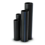 HDPE Pipes SDR17 Outside Diameter 800 mm Thickness 47.4 mm Black